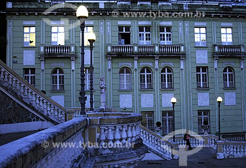  Subject:  Steps of the Anchieta Palace in the foreground  / Place: Vitoria - Espirito Santo state - Brazil / Date: March 2008 