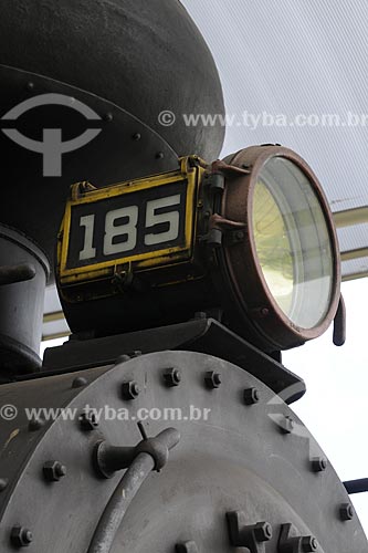  Subject: A historic locomotive known as Maria Fumaça at the Museu Ferroviário (Rail Museum) / Place: Vila Velha city - Minas Gerais state - Brazil / Date: March 2009 