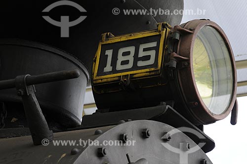  Subject: A historic locomotive known as Maria Fumaça at the Museu Ferroviário (Rail Museum) / Place: Vila Velha city - Minas Gerais state - Brazil / Date: March 2009 