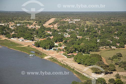  Subject: Aerial view of Sao Felix do Araguaia city, in the Cerrado (brazilian savanna) region / Place: Sao Felix do Araguaia city - Mato Grosso state - Brazil / Date: June 2006 