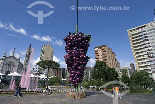  Subject: Dante Alighieri Square / Place: Caxias do Sul City - Rio Grande do Sul State - Brazil / Date: March 2008 