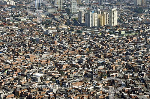  Subject: Aerial View of Heliopolis Slum / Place: Sao Paulo City - Sao Paulo State - Brazil / Date: May 2008 