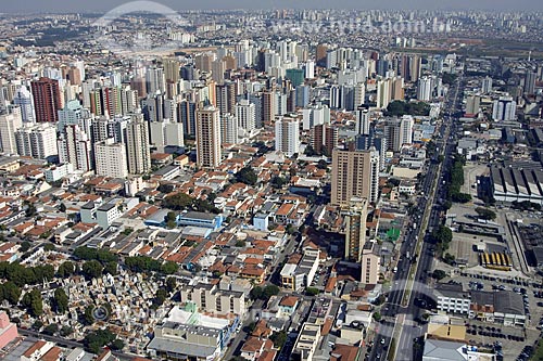  Subject: Aerial view of Sao Caetano do Sul City - Goias Avenue / Place: Sao caetano do Sul City - Sao Paulo State - Brazil / Date: May 2008 