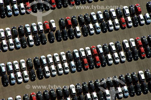  Subject: Aerial view of the courtyard of the Ford Factory / Place: Sao Bernardo do Campo City - Sao Paulo State - Brazil / Date: May 2008 
