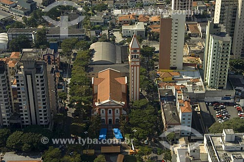  Subject: Aerial view of mother church of Sao Bernardo do Campo City / Place: Sao Paulo State - Brazil / Date: May 2008 
