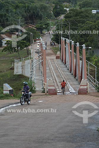  Subject: Wooden bridge over the Ponte Alta River / Place: Ponte Alta do Tocantins City - Tocantins State - Brazil / Date: February 2007 