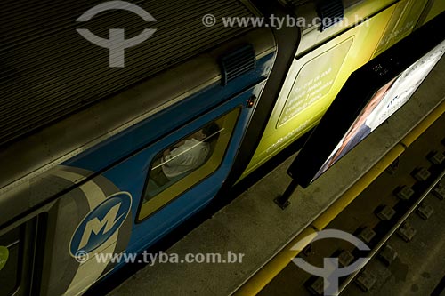  Subject: Subway train - Metro Rio / Place: Rio de Janeiro city - Rio de Janeiro state - Brazil / Date: August 2009 