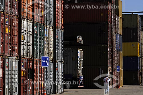  Subject: Rio de Janeiro port - Container terminal / Place: Rio de Janeiro city - Rio de Janeiro state - Brazil / Date: July, 2009 