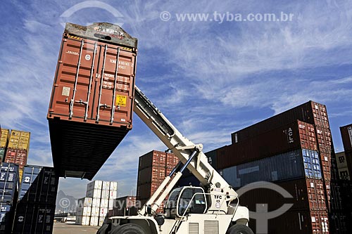  Subject: Rio de Janeiro port - Container terminal / Place: Rio de Janeiro city - Rio de Janeiro state - Brazil / Date: July, 2009 