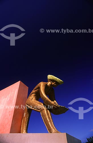  Subject: Monument in honor of prospectors / Place: Boa Vista city - Roraima state - Brazil / Date: March, 2009 