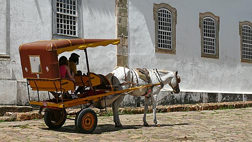  Subject: Buggy ride through the streets of Tiradentes / Place: Tiradentes City - Minas Gerais State - Brazil / Date: January 2009 