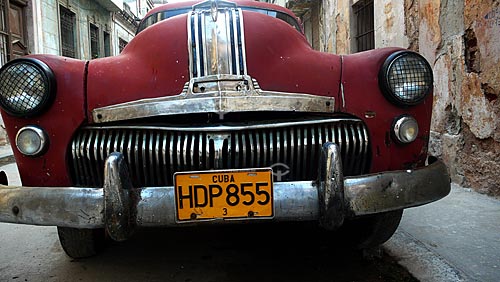  Subject: Classic car (50s) in the streets of Havana / Local: Cuba / Date: october 2009 
