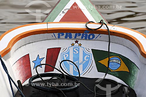  Subject: Boats for transportation of people and trade items of the Abaetetuba fair in the Maratauira river / Place: Abaetetuba city - Para state - Brazil / Date: April 2009 