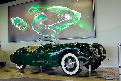  Subject: Motor Museum - Museum of Technology - Jaguar XX 120 -1950 / Place: Canoas city - Rio Grande do Sul state - Brazil / Date:  February 2008 