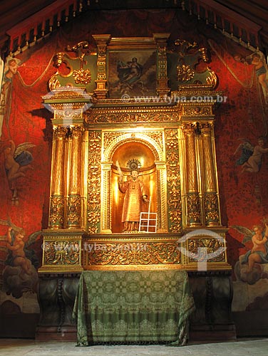  Subject: Altarpiece of Sao Lourenço dos Indios church, the oldest of Niteroi city / Place: Sao Lourenço - Niteroi - Rio de Janeiro state - Brazil / Date: October 2009 