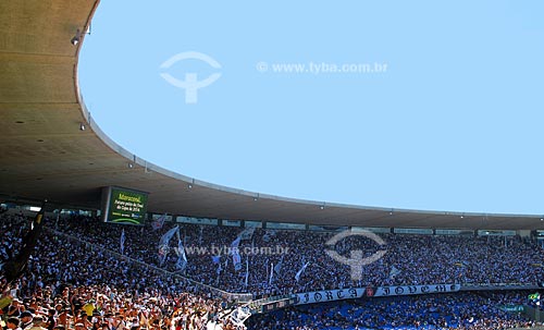  Subject: Football fans during mach in Maracana stadium - Vasco x Bahia / Place: Maracana - Rio de Janeiro city - Brazil / Date: Outubro 