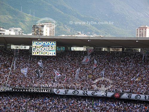  Subject: Footballs fans during match in Maracana - Vasco x Bahia / Place: Maracana - Rio de Janeiro city - Rio de Janeiro state - Brazil / Date: October 2009 