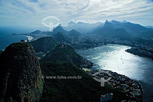  Subject: Aerial view of the Sugar Loaf with the Southern Zone of Rio de Janeiro in the Background / Place: Rio de Janeiro city - Rio de Janeiro state - Brazil / Date: October 2009 