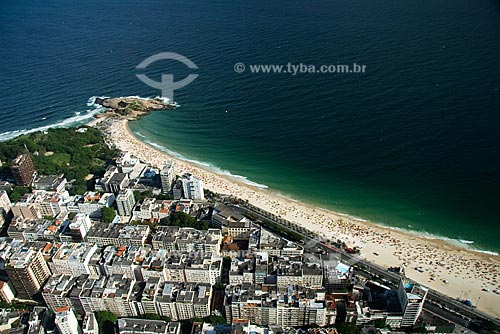  Subject: Aerial view of the Arpoador stone / Place: Rio de Janeiro city - Rio de Janeiro state - Brazil / Date: October 2009 