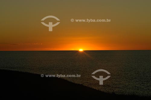  Subject: Sunset at Abrolhos archipelago / Place: Abrolhos Marine National Park - Bahia state - Brazil / Date: July 2008 