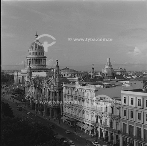  Subject: View of the Capitol, the Gran Teatro de la Habana (Great Theater of Havana) and the England Hotel / Local: Havana - Cuba / Date: october 2009 