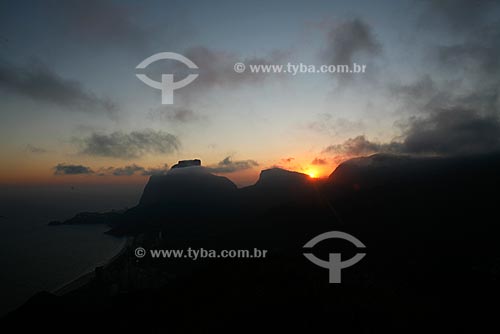  Sunset viewed from the top of Dois Irmaos mountain  - Rio de Janeiro city - Rio de Janeiro state (RJ) - Brazil