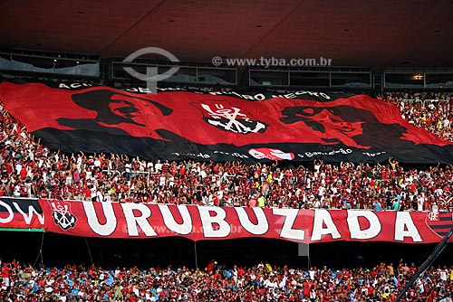  Subject: Supporters of the Flamengo soccer team at the Mario Filho stadium (Maracana) - Flamengo x Santos  / Place:  Maracana neighborhood - Rio de Janeiro city - Rio de Janeiro state - Brazil  / Date: 31/10/2009 