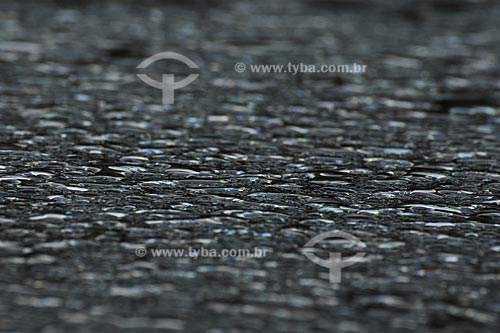  Subject: Detail of a wet floor  / Place:  Secretario - Petropolis municipalty - Rio de Janeiro state - Brazil  / Date: 21/02/2009 