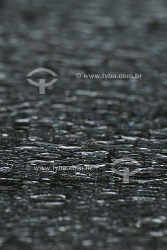 Subject: Detail of a wet floor  / Place:  Secretario - Petropolis municipalty - Rio de Janeiro state - Brazil  / Date: 21/02/2009 