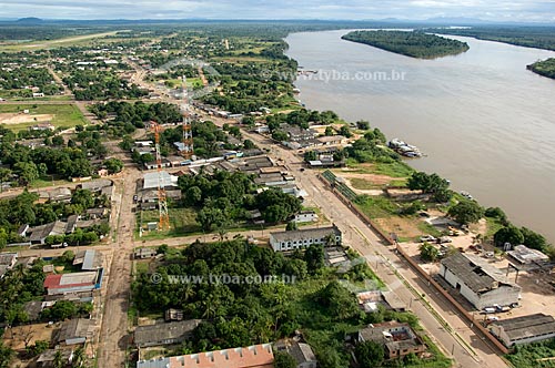  Subject: Aerial view of Caracarai City and the Rio Branco (White River)  / Place:  Caracarai City - Roraima State - Brazil  / Date: Janeiro de 2006 