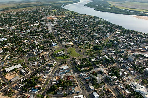  Subject: Aerial view of Boa Vista City and Rio Branco (Branco River) - Planned city  / Place:  Roraima State - Brazil  / Date: Janeiro de 2006 
