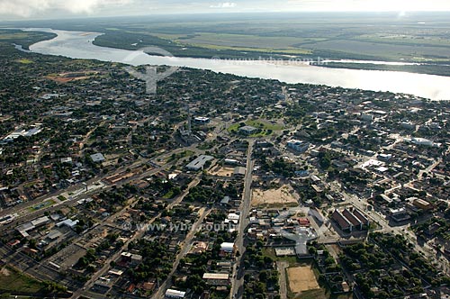  Subject: Aerial view of Boa Vista City and Rio Branco (Branco River) - Planned city  / Place:  Roraima State - Brazil  / Date: Janeiro de 2006 
