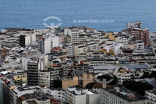  Subject: Ipanema neighborhood buildings viewed from Pavao Pavaozinho slum / Place: Rio de Janeiro city - Rio de Janeiro state - Brazil / Date: October 2009 