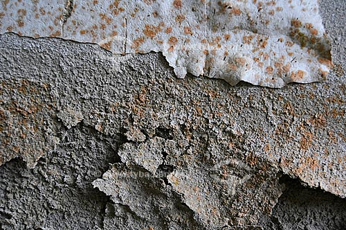  Subject: Texture in the walls of the Hotel Paineras (Tijuca National Park) / Place: Rio de Janeiro city - Rio de Janeiro state - Brazil / Date: August 2009 