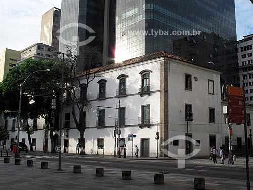  Subject: Facade of the Convento do Carmo building (Carmo Convent)  / Place:  Rio de Janeiro city - Rio de Janeiro state - Brazil  / Date: Dezembro de 2009 