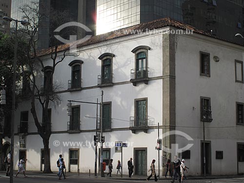  Subject: Facade of the Convento do Carmo building (Carmo Convent)  / Place:  Rio de Janeiro city - Rio de Janeiro state - Brazil  / Date: Dezembro de 2009 