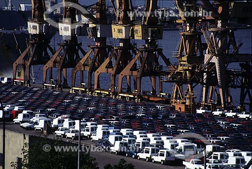  Subject: Automobiles exportation in the port of Rio de Janeiro city / Place: Rio de Janeiro city - Rio de Janeiro state - Brazil 