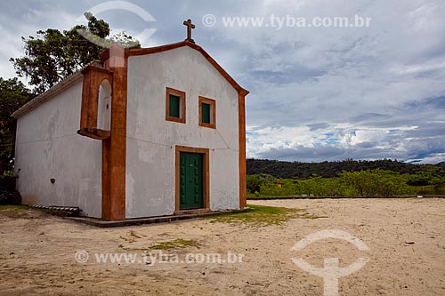  Subject: Nossa Senhora da Conceiçao church, built in the sands of the Paraty-Mirim beach / Place: Paraty-Mirim city - Costa Verde (Green Coast) region - Rio de Janeiro state - Brazil / Date: Janeiro 2010 