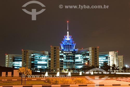  Subject: Administrative center of the Dubai Silicon Oasis complex at night  / Place:  Dubai - United Arab Emirates  / Date: 01/2009 