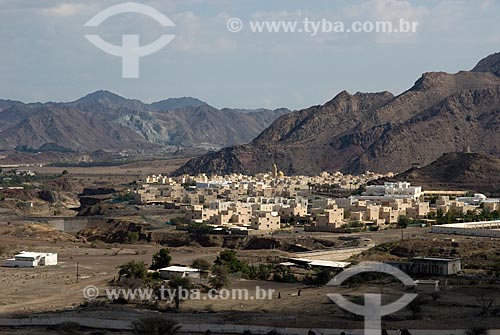  Subject: Panoramic view of the Al Hajar ridge - New neighborhood in Hatta  / Place:  Dubai - United Arab Emirates  / Date: 01/2009 