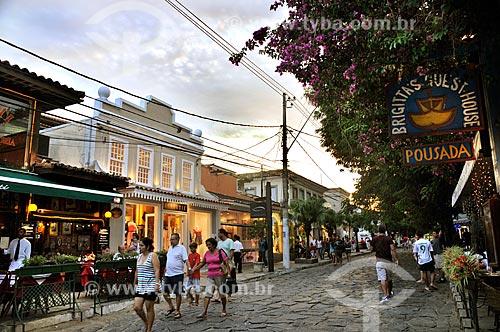  Subject: Rua das Pedras (Pedras street) at Buzios city  / Place:  Buzios city - Rio de Janeiro state - Brazil  / Date: 2009 