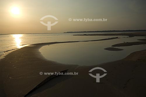  Subject: Beach of the Amazonas river  / Place:  Itacoatiara city - Amazonas state - Brazil  / Date:  