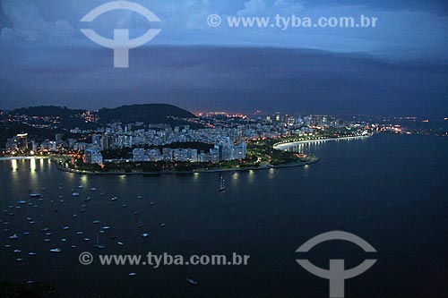  Subject: Flamengo and Botafogo beaches viewed from the Sugar Loaf  / Place:  Rio de Janeiro city - Rio de Janeiro state - Brazil  / Date: 12/01/2010 