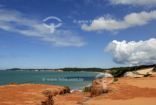  Subject: View of the cliffs at the Praia das Cacimbinhas (Cacimbinhas beach)  / Place:  Tibau do Sul city - Rio Grande do Norte state - Brazil  / Date: 06/2009 
