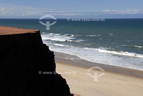  Subject: View of the Praia das Minas ( Minas beach ) from over the cliffs  / Place:  Tibau do Sul city - Rio Grande do Norte state - Brazil  / Date: 06/2009 
