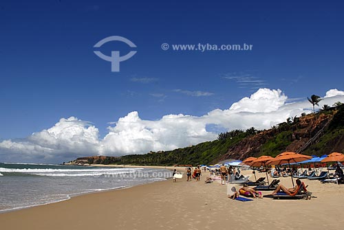  Subject: View of the Praia do Amor (Amor beach) and it cliffs  / Place:  Tibau do Sul city - Rio Grande do Norte state - Brazil  / Date: 06/2009 