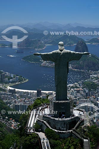  Subject: Christ the Redeemer with the Sugar Loaf and the Southern Zone of Rio de Janeiro city in the background / Place: Rio de Janeiro city - Rio de Janeiro state - Brazil / Date: 11/2009 