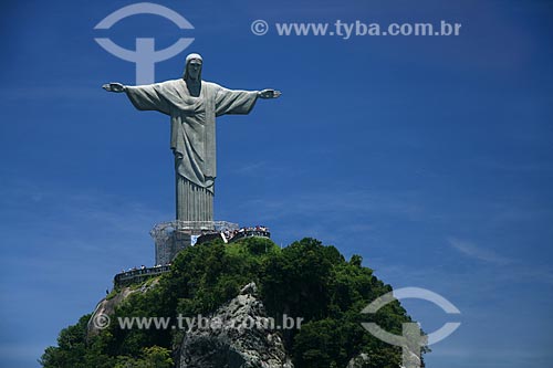  Subject: Aerial view of the Christ Redeemer / Place: Rio de Janeiro city - Rio de Janeiro state - Brazil / Date: 11/2009 