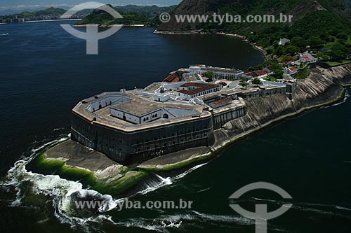  Subject: Aerial view of the Santa Cruz da Barra Fortress, in the Guanabara Bay`s mouth / Place: Niteroi city - Rio de Janeiro state - Brazil / Date: 11/2009 