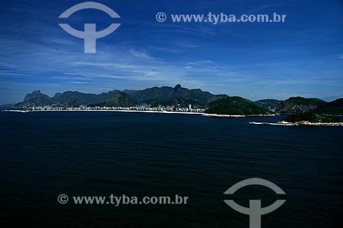  Subject: Aerial view of the Copacabana beach / Place: Rio de Janeiro city - Rio de Janeiro state - Brazil / Date: 11/2009 